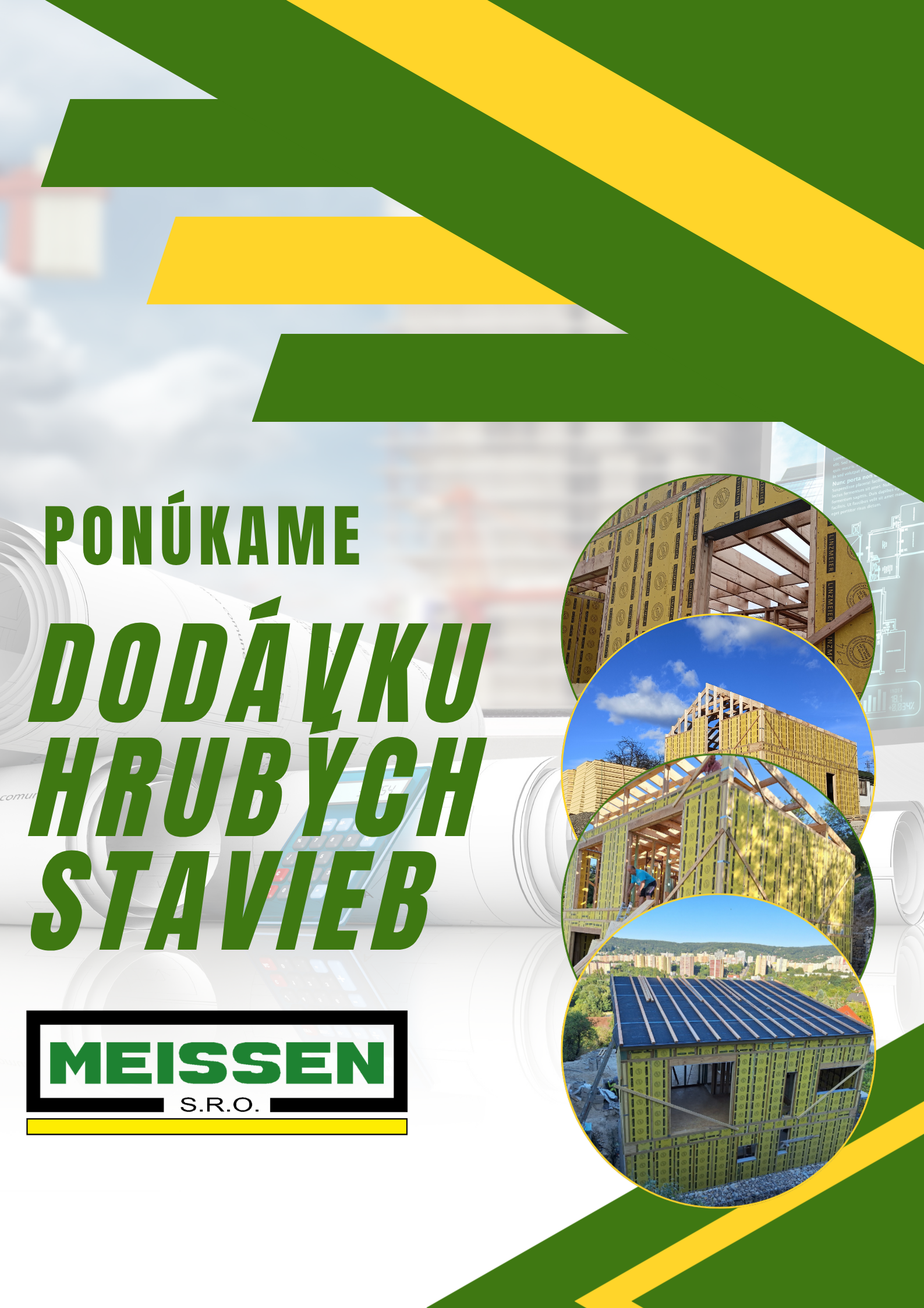 Profesionálna dodávka hrubej stavby