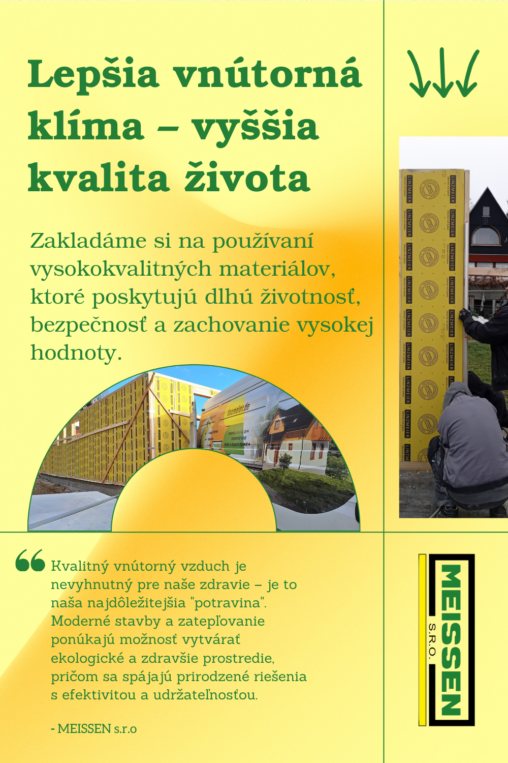 Lepšia vnútorná klíma – vyššia kvalita života.