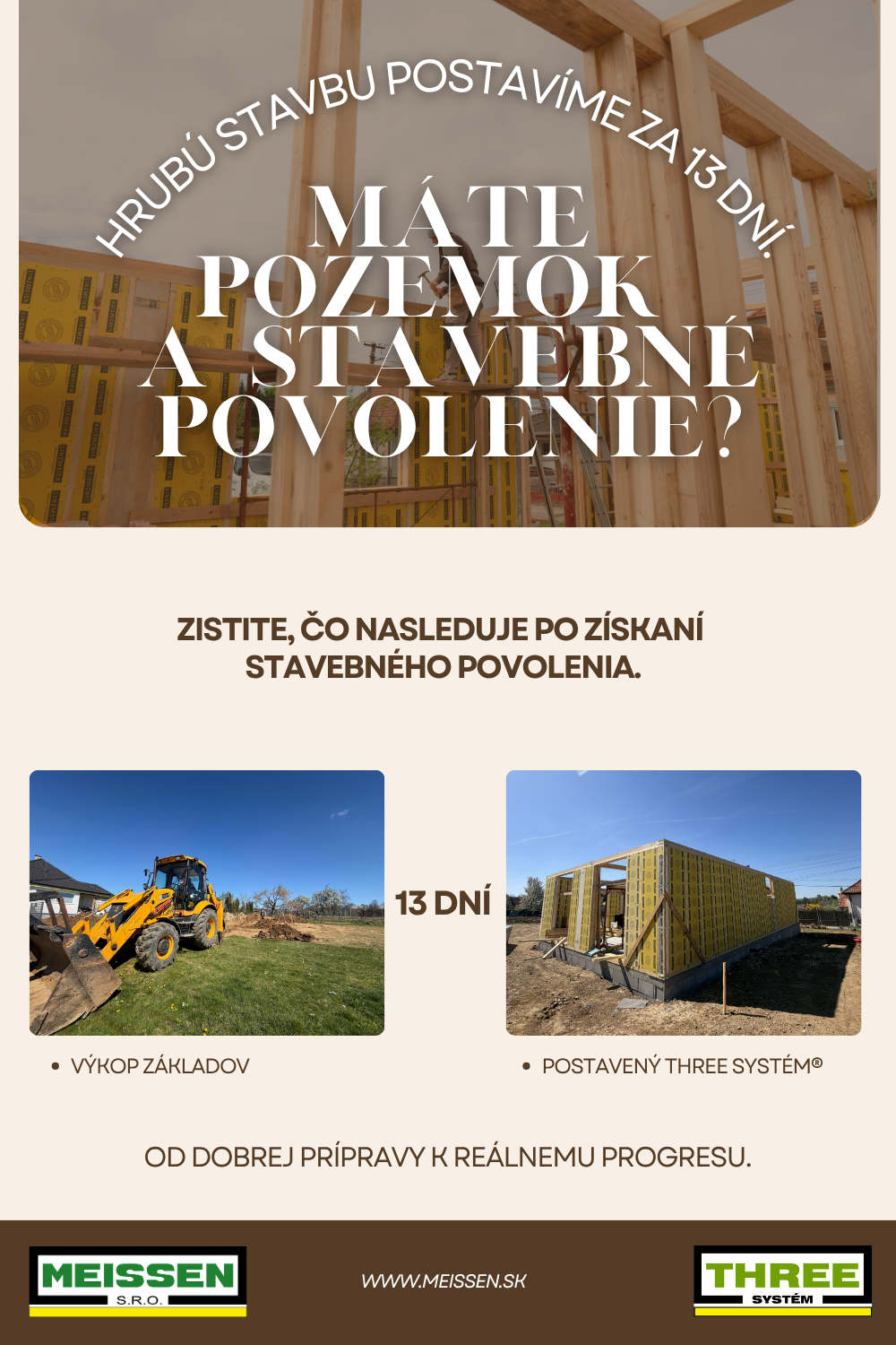 Máte pozemok a stavebné povolenie? Čo nasleduje ďalej?