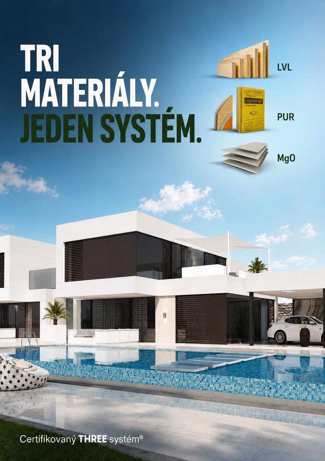 Z čoho sa vlastne skladá THREE systém® – tri materiály, jeden systém