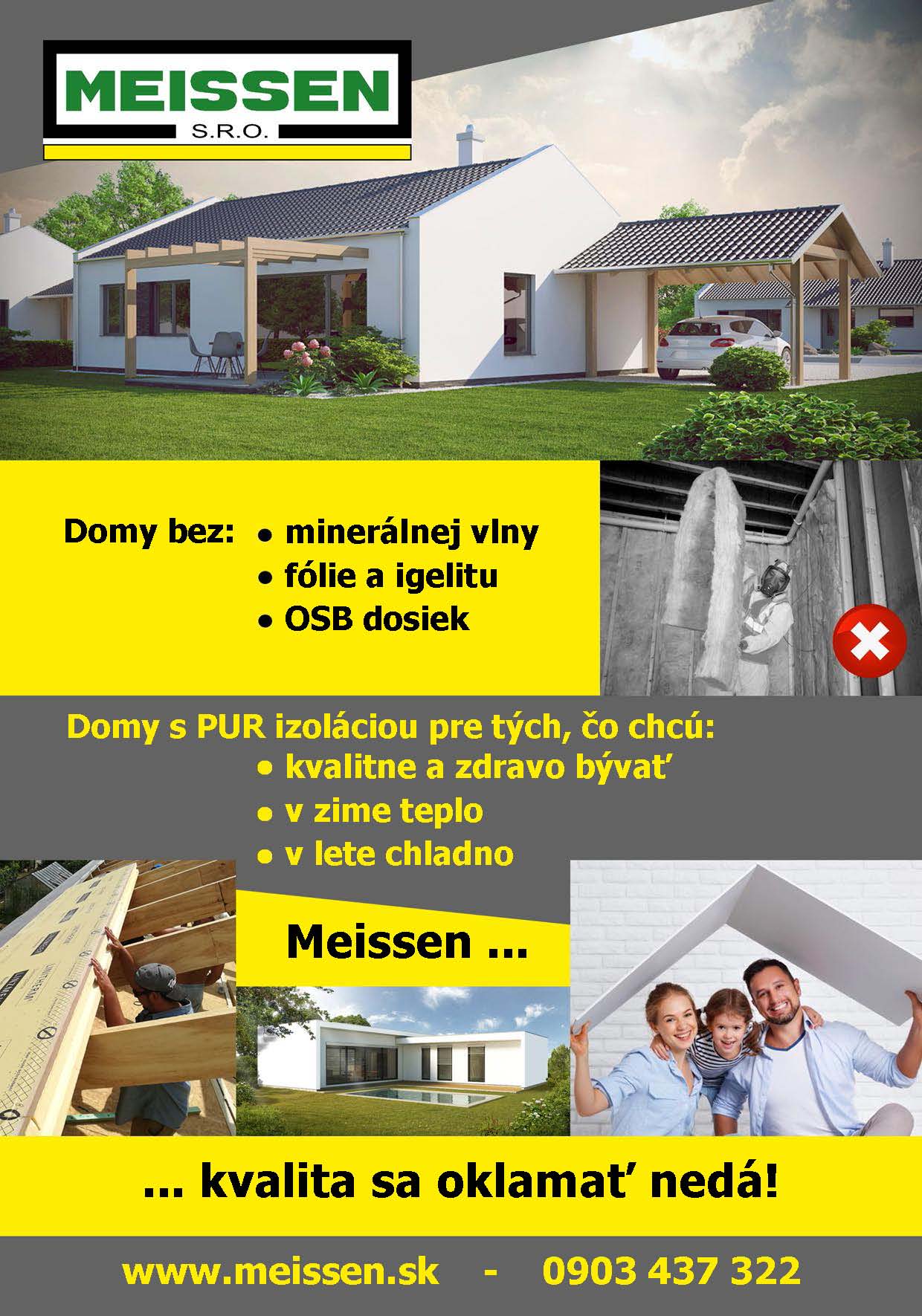 Kvalitný rodinný dom s PUR izoláciou