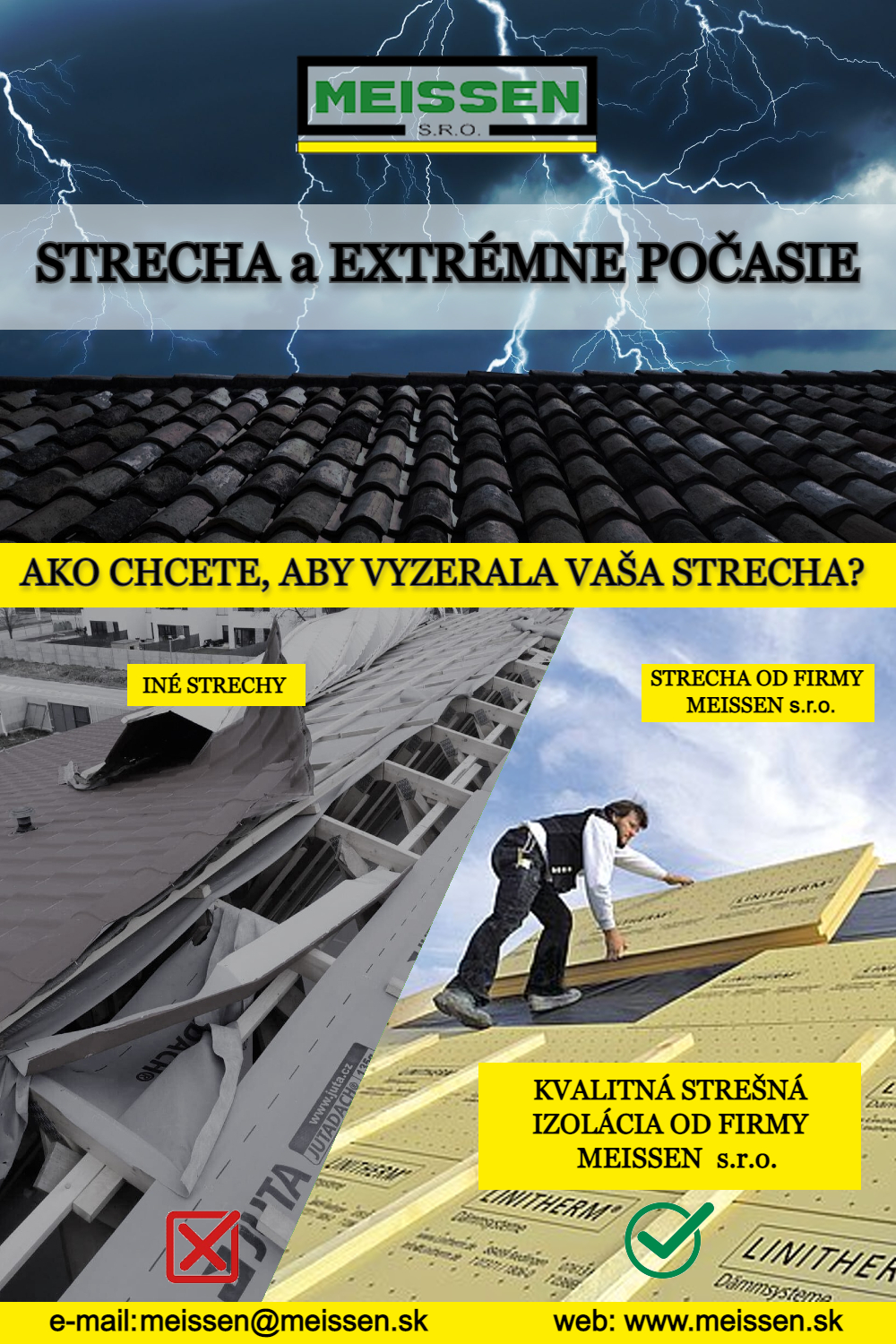 Strecha a extrémne počasie
