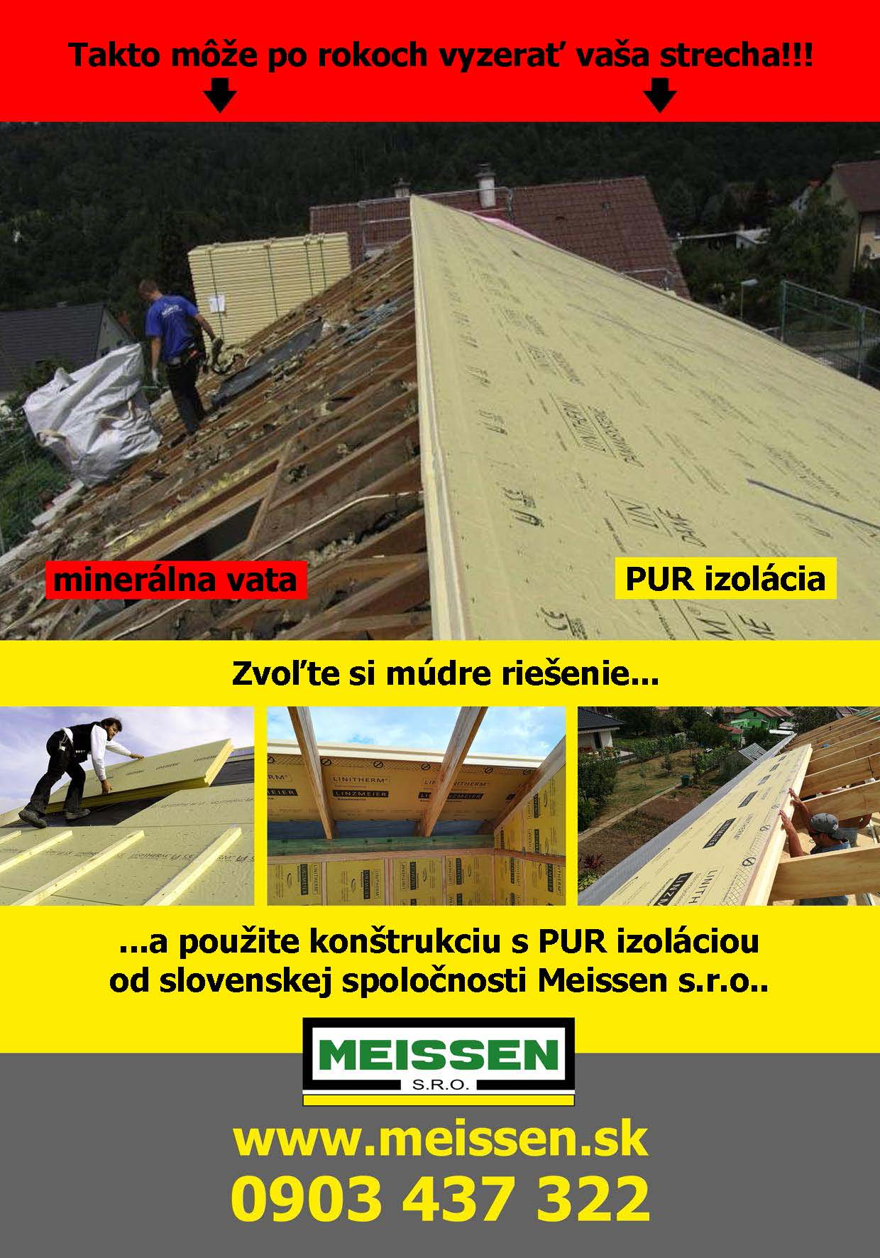 PUR panely pre izoláciu striech